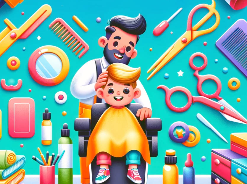 COMO CORTAR CABELO INFANTIL, corte estiloso para crianças passo a passo